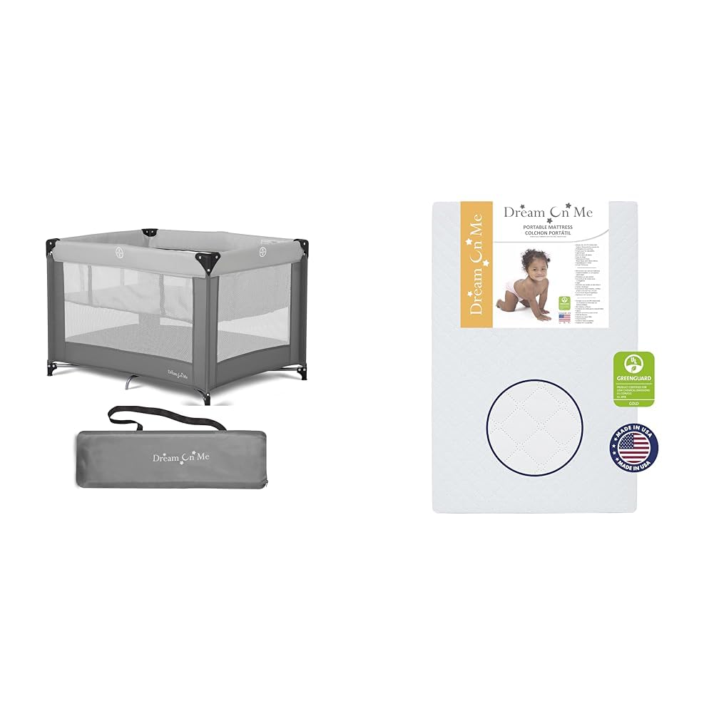 Amazon.com : Dream On Me Zazzy Portable Playard with Bassinet in